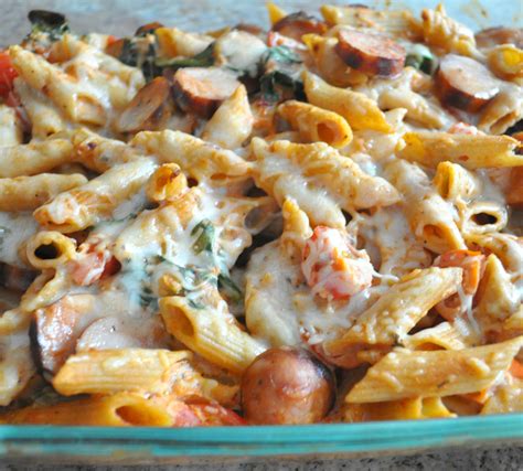 How long does it take to cook Penne with Chicken Mango Sausage and Spinach?
